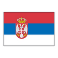 Serbia Flag Temporary Tattoo (1.5"x2")